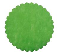 SET 50 PZ TULLE VELI FIORE TONDI D 24 BOMBONIERA BOMBONIERE COLORE VERDE NAPOLI