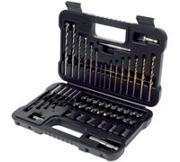 set 50 pz valigetta Black&Decker composto da punte inserti chiavi per trapano