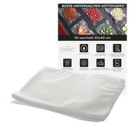 Set 50 sacchetti sottovuoto universali 30x40 cm