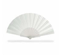 SET 50 VENTAGLI VENTAGLIO BIANCO PER MATRIMONIO WEDDING GADGET SPOSA CHIESA