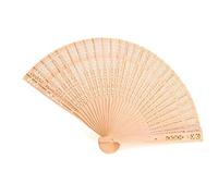 SET 50 VENTAGLI VENTAGLIO IN LEGNO INTAGLIATO PER MATRIMONIO KIT WEDDING SPOSA