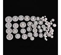 Set 58 Ingranaggi in Plastica per Motori RC per fai da Te Set | 0.5 per preciso, 58 varietà dimensioni, per montaggio per facile, plastica , per robotica educativa