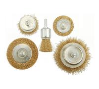 SET 5PZ SPAZZOLE PER TRAPANO MISTE