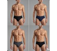 SET 6-12 SLIP UOMO LIABEL MICROFIBRA MUTANDA BOXER SEMLESS NERO ELASTICIZZATO