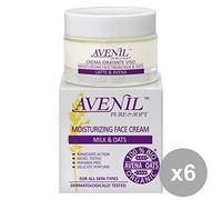 Set 6 AVENIL Viso Idratante Latte-AVENA 50 Ml. Cura del viso