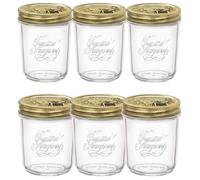 Set 6 Barattoli Quattro Stagioni 32 onici Bocca Larga CapsulaTappo Sottovuoto