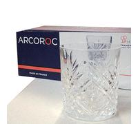SET 6 BICCHIERI 30cl Rocks vintage Arcoroc Brodway liquore cooktail whisky