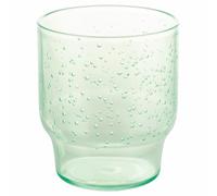 Set 6 Bicchieri acqua 325 ml bolle verde chiaro Cactus Bubble | Plastica MS, Unico