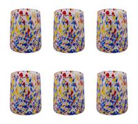 Set 6 bicchieri acqua 370 ml, Candy Multicolor