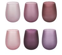 Set 6 bicchieri acqua 600 ml frosted, Happy Hour Provence