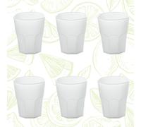 Set 6 bicchieri Acqua da 30 cl, impilabili, resistenti. 100% Made in Italy COSMO
