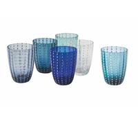 kalahari set 6 bicchieri colori freddi
