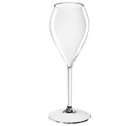Set 6 Bicchieri Calice flutes Perlage riutilizzabili in policarbonato 240cc