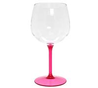 Set 6 Bicchieri Calici Balloon Tonic gambo fucsia riutilizzabili 580cc