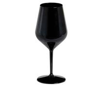 Set 6 Bicchieri Calici da vino e Cocktail neri infrangibili riutilizzabili 470cc