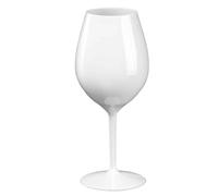 Set 6 Bicchieri Calici Redone bianchi infrangibili riutilizzabili 510cc