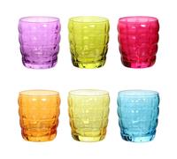Set 6 bicchieri colorati vetro Horizon Pasabahce multicolore