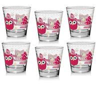 Set 6 Bicchieri da Tavola Acqua Vino Natale Christmas 250 cc