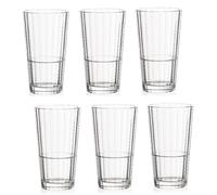 Set 6 Bicchieri da Tavola Bar Oxford Beverage Impilabili 39,5 cl Rocco Bormioli