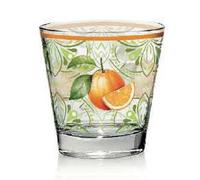Set 6 Bicchieri da Tavola in Vetro Sunny Orange 250 cc Cerve