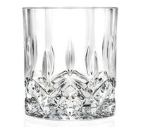 Set 6 Bicchieri Vino e Acqua OPERA 21 cl Eco Cristallo Intagliato - RCR Italiana