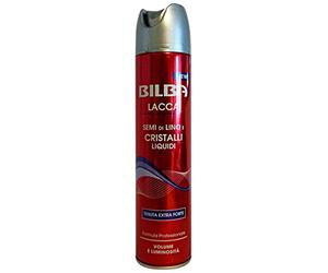 Set 6 BILBA Lacca Lino-cristantaneo Liquido Extra Forte 250 ml Prodotti per Capelli