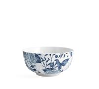 Set 6 Boli Porcellana Decorazione Rose Blu Cc 630, H&H