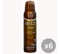 Set 6 BREEZE Deodorante Spray Argan 150 Ml. Deodoranti per il Corpo