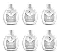 Set 6 BREEZE Deodorante SQUEEZE THE Bianco 100 Ml. Cura del corpo