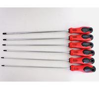 Set 6 cacciaviti TORX extra lunghi 450mm - T20/T45 - CALAMITATI