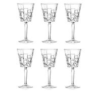 Set 6 Calice da Tavola Acqua in Vetro Etna Rcr Cristalleria