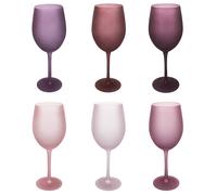 Villa d’Este Home Tivoli Happy Hour Provence Set 6 calici frosted in vetro 550 ml
