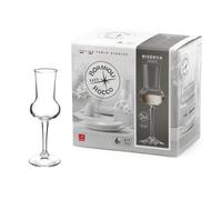 Set 6 Calici Bicchieri Grappa in Vetro riserva 8 cl bormioli