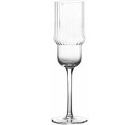 Set 6 Calici Flute Spumante Vetro Trasparente Crystal Glass Trasparente Volant