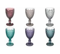 Castle Set 6 bicchieri vino 280 ml in vetro