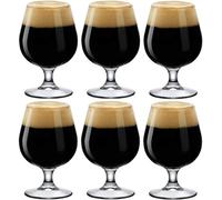Set 6 calici in vetro Birra Snifter Cl 53