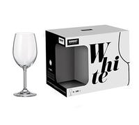 SET 6 CALICI VINO BIANCO ML.340 * LEONA