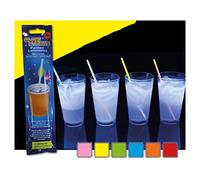 Set 6 Cannucce Cocktail "glow In The Dark" - Colori Assortiti