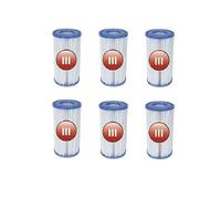Set 6 cartucce Filtro Compatibile Intex 29000 e Bestway 58012