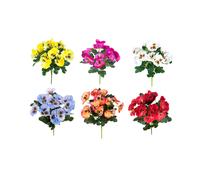 Set 6 Cespugli di Viole Assortiti H 32 cm