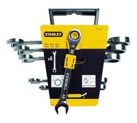 Set 6 chiavi combinate a cricchetto 10-19 mm - 4-89-907 Stanley