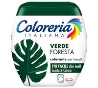 Set 6 COLORERIA ITALIANA Tutto in 1 pronto all'uso verde foresta per lavatrice