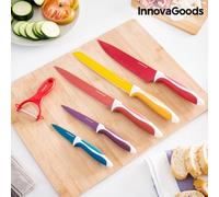 SET 6 COLTELLI DA CUCINA IN CERAMICA E PELAVERDURE KNOOLVS INNOVAGOODS