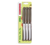 Set 6 Coltelli da tavola cucina kaimano marrone fiskars