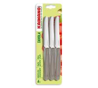 Set 6 Coltelli da Tavola Dinamik Lama Seghettata Tortora Fiskars Kaimano