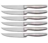 Set 6 Coltelli da Tavola Lama Liscia in Acciaio Inox Jacob Silver