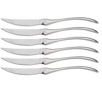 Set 6 Coltelli da Tavola Lama Seghettata in Acciaio Inox Trek