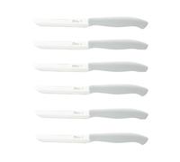 SET 6 COLTELLI DA TAVOLA LINEA GENIUS BIANCHI 11CM