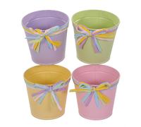 Set 6 Contenitori Decorativo Linea Rafia Larghezza 12 cm