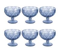 Set 6 coppe gelato 400 ml, blu, Elizabeth Sibilla
